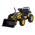 Elektrický traktor/bager - žltý